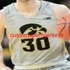 Mens Iowa Hawkeyes Basketball Jersey Add any name number Men Women Youth XS-6XL