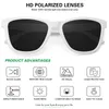 Polarized Sunglasses 2021 Fashion Vintage Square For Men Luxury Brand Designer Mirror Shades Women