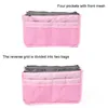 Borse portaoggetti Borsa da viaggio Organizer Borsa tote con cerniera in nylon con 13 tasche Trucco da donna di grande capacità per cosmetici Portafoglio da toeletta