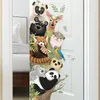 Stickers muraux BRUP main dessiner mignon Koala animaux bienvenue décalcomanies chambre d'enfant enfants décoration porte affiche décor