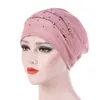 Effen Katoenen Binnenkappen Zomer Dunne Kanten Tulband Zachte Glitter Moslim Vrouwen Turbante Motorkap Wrap Hoofd Hijab Onder sjaal Cap