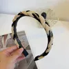 Catena intrecciata Fascia laterale sottile Accessori per capelli moda Donna Twist Woven Face Wash Fasce per capelli Cute Hair Hoop Copricapo