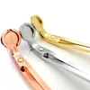 10% di Natale In Acciaio Inox Candela Stoppino Trimmer Lampada Ad Olio Trim Scissor Tesoura Cutter Snuffer Strumento Gancio Clipper 20 pz