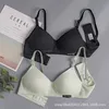 Intimo di cotone Donna AB Cup Reggiseno Wireless Raccolto Comfort V Reggiseno Push Up Lingerie Bralette Per donna Seamleass 220311