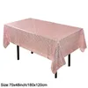 180x120 cm Cobertura de mesa retangular glitter lantejoula mesa de toalha de ouro rosa para festa de aniversário de casamento decoração