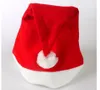 50pcs Adult Children Cap Red Non-woven Cloth Hat For Santa Claus Costume Christmas Decoration gift AU409