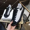 designer men's and women's casual shoes black white leather bottom thick bottom platform super large flat sneakers with luggage 36-45