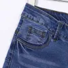 Pantaloncini da donna donna a vita bassa a vita bassa lavata lavato foro breve mini jeans jeans denim pantaloncini estivi feminino 210611