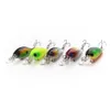 Hengjia 5pc 4.4g 5cm Fiske Lure Kit Minnow Floating ISCA Crankbait med fisk tackla konstgjorda vevabete