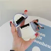 Simpatica custodia Shark per Apple Airpods Pro Custodia protettiva in silicone Adatto per cuffie Airpods1/2/3 Universal Ins New DHL