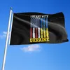 Vlag van Oekraïne met messing Grommets, wij sta met Oekraïne vrede Oekraïense blauwe gele indoor outdoor vlaggen banners teken (3x5 ft) CCE13289