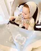 Высококачественные детские одеяла с коробкой Newborn Babes Prowddle Wrap Cashmere вязаные младенческие мальчики для мальчиков девочки кроватки одеяло супер мягкий малыш на открытом воздухе