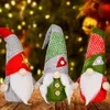 Рождество гном плюшевые эльф украшения Xmas Handmade скандинавский томит домашний офис столовый орнамент XBJK2110