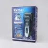 Kemei Wodoodporna IPX6 LCD Wyświetlacz Akumulator Golarka Włóżnowa elektryczna 4D Pływająca golenia do obudowy mężczyzn P0817