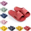 Tofflor Slides skor Män Kvinnor Sandal Platform Sneaker Mens Kvinnor Röd Svart Vit Gul Slide Sandaler Trainer Utomhus Inomhus Slipper Style 1-8