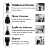 4 1 kulak burun clipper profesyonel ağrısız kaş ve yüz düzeltici erkekler kadınlar saç temizleme jilet