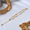 Zhixi Natuurlijke Zoetwaterparel Verstelbare Anklet Handgemaakte Creatieve Retro Stijl 14 K Goud Injectie Voor Vrouwen Fijne Sieraden J1006