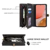 Leather Zipper Flip Wallet Cases For Samsung Galaxy A72 A82 A52 A42 A32 A22 A12 5G A71 A51 A81 A91 A70 A50 A40 A30 A20 Phone Case