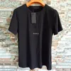 メンズレタープリントTシャツブラックファッションデザイナー夏の高品質トップ半袖サイズS-XXL