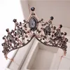 schwarze strassbrautkronen tiaras