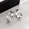 Skull Stainless Steel Band Ring Classic Women Couple Party Wedding Jewelry Men Punk Rings Size 5-11