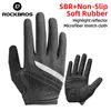 ROCKBROS Spring Autum Cycling Gloves Windproof Reflective Bicycle Gloves Touch Screen Non-slip Bike Gloves Bicycle Accessories H1022