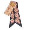 2021 Designer Headband Luxury Brand Sciarpe per la piccola sciarpa da donna Multi-function Tie Borsa Borsa in tessuto di seta di alta qualità 6 * 100 cm Sciarpe