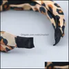 Headbands Jóias de cabelo Moda Sexy Leopardo Imprimir Impressão e Tinteira Tecido Festa Festa Aessórios da Moda para Mulheres Gota Entrega 2021 71