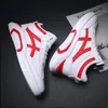 2023 mens fashion class Casual Shoes white black red Fashion Breathable high cut outdoor sports shoes Size 36-43