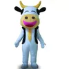 Costume de mascotte de vache professionnelle Halloween noël fantaisie robe de soirée Animal dessin animé personnage Costume carnaval unisexe adultes tenue