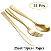 disposable gold silverware