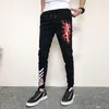 Korean Spring Summer Stretched Joggers Harem Pants Men Clothing 2021 Simple All Match Slim Fit Casual Trousers Hip Hop Black 34 Men's