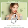 Bamoer High Quality 925 Sterling Silver Classic Round Finger Ring Women Wedding Engagement Jewelry Gift SCR3435267835