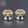 Whole Price Stainless Steel Bee Ear Piercing Tunnels Gauges Body Jewelry Earring Plugs Expanders Stretchers 34PCS