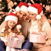 نافيداد الكلاسيكية سانتا القبعات الكبار عيد الميلاد القبعات للأطفال الأطفال زخرفة عيد الميلاد عيد الميلاد عطلة الإمدادات