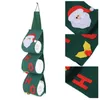 Opbergdozen Bakken 3 Lagen Santa Claus Patroon Toiletrol Papier Covers Kerst Tissue Bag Servet Houder Home Decor 2021