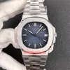 SBB Fabrika 4 Stil Yeni Erkek 324 Otomatik Hareket 40mm Gezi Altın Dial Classic 5711/1A Şeffaf Geri Dalış Kol saatleri