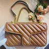 Luxurys Marmont Geldbörse, Designer-Umhängetasche für Damen, Umhängetaschen, Handtaschen, weiblich, klassische Originalmarken, Abendtasche, Handtasche, modische Damen-Geldbörsen mit Kettenklappe