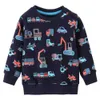 Jumping Metrów Chłopcy Bluzy dla Jesień Wiosna Sprzedaży Gwiazdy Drukuj Dzieci Z Kapturem Bawełniane Koszule 210529