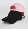 Ungdomsbarn baseball hatt bomull snapback unisex trucker cap justerbar vanlig svart röd vit rosa