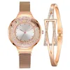 女性腕時計Quartz Watch 29mmファッションモダンな腕時計の防水腕時計モントトルデラックスギフトカラー9