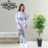 Due pezzi Set Tracksuit Donne Festival Abbigliamento Caduta invernale Top + Pant Sweats Suits Neon 2 Outfits Set di corrispondenza Plus Size 210525