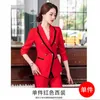 Women's Suits & Blazers Professional Suit Woman The Korean Version Spring And Autumn Double-breasted Fashionable Casual Pant For Women S-5xL