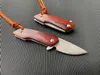Little Swan Mini Keychain Pocket Folding Knife VG10 Damascus Blade Dalbergia Granule Handle Tactical Hunting EDC Survival Tool Knives A3921
