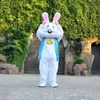 Halloween Rabbit Mascotte Kostuum Hoge Kwaliteit Cartoon Pluche Dier Anime Thema Karakter Volwassen maat Kerst Carnaval Fancy Dress