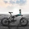 Stor däck Folding Electric Mountain Bike 20 "Hjul 4 tum Fat Wide Däck 250W Motor Shimano 7 Speed ​​Derailleur 12.5ah Lithium Batteri USA I lager