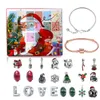 Christmas Advent Calendar 2021 for Girls,2Pcs Xmas Countdown Calendar DIY Bracelet Making Kit for Teens Girls