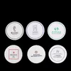 Papel descartável Absorvente Coaster Hotel Quarto Quarto Chá Rodada Caneca Tapetes Personalizados