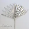 4 stks Gedroogde Fan Bladeren Boho Bruiloft Botanische Natuurlijke Blad Home Decor ing Fans Witte Palm Spear 210317231I