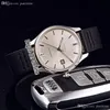 TWF 30 De 1962 Rétro Classique 135.003-62-SC Miyota Montre Homme Automatique Boîtier Acier Cadran Blanc 39.5mm Bracelet Cuir Marron Montres Puretime G1a1